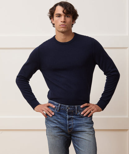 Todd Snyder Cashmere Crewneck in Navy Navy
