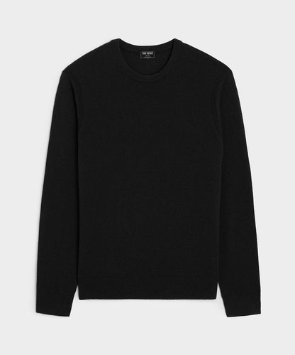 Todd Snyder Cashmere Crewneck in Black Black