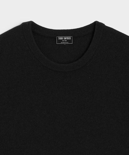Todd Snyder Cashmere Crewneck in Black Black