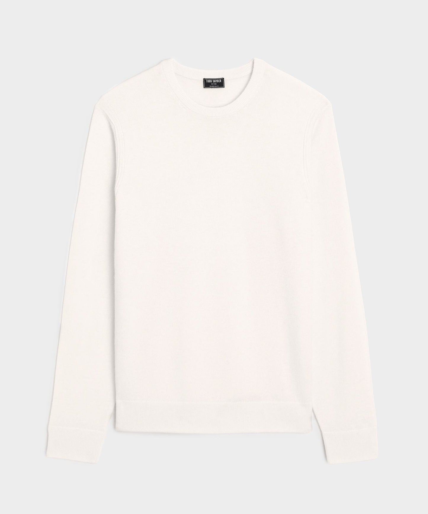 Todd Snyder Cashmere Crewneck in Off White Bisque