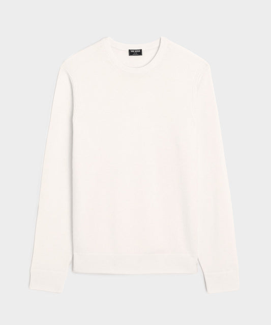 Todd Snyder Cashmere Crewneck in Off White Bisque
