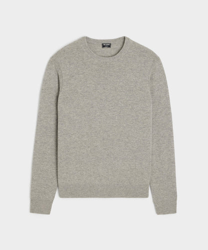 Todd Snyder Midweight Cashmere Crewneck in Heather Grey Heather Grey