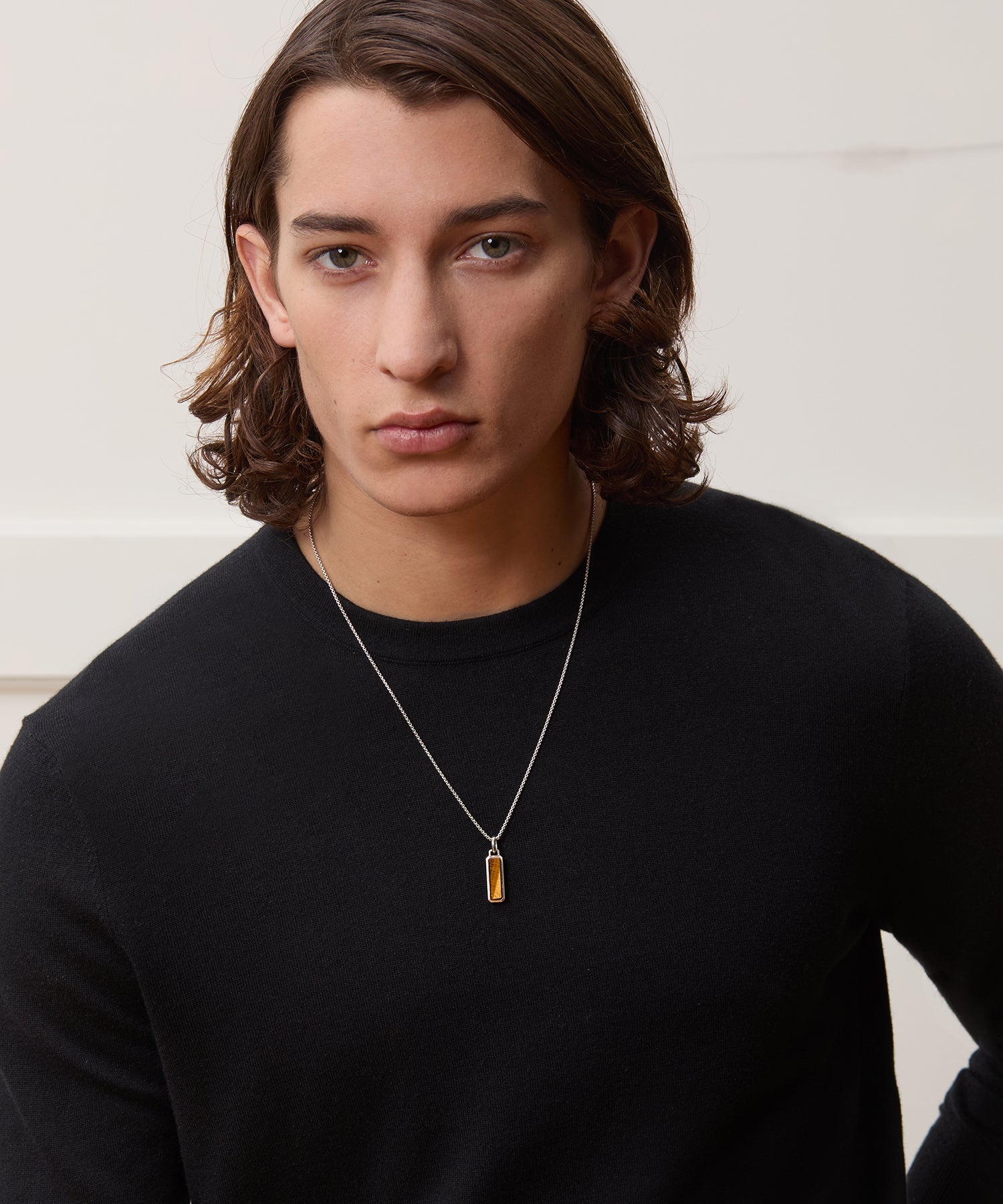 Todd Snyder Silk-Cashmere Crewneck Sweater in Black Black