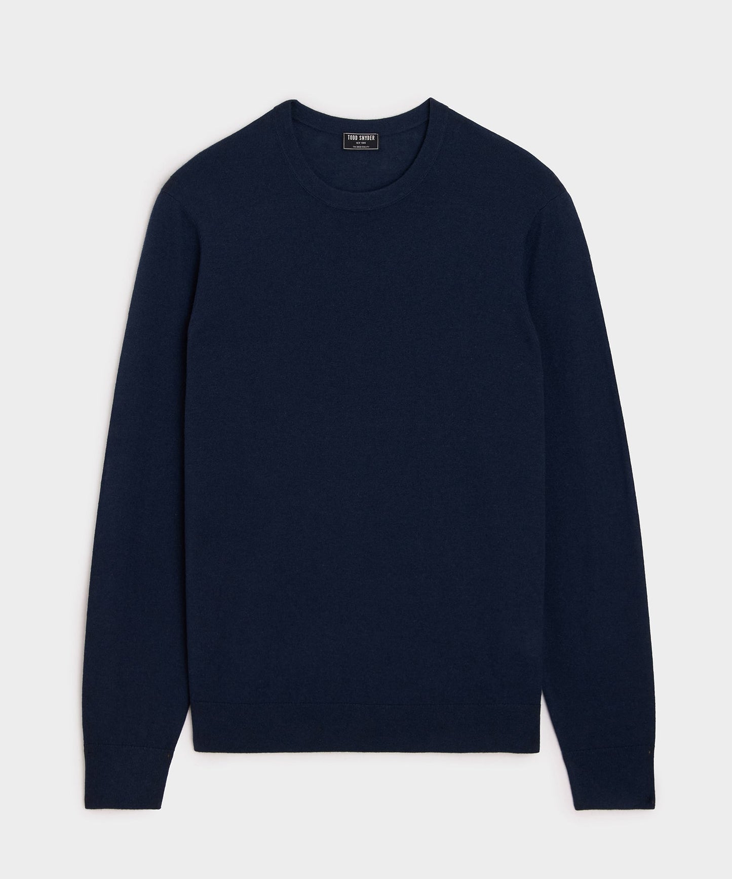 Todd Snyder Silk-Cashmere Crewneck Sweater in Navy Navy