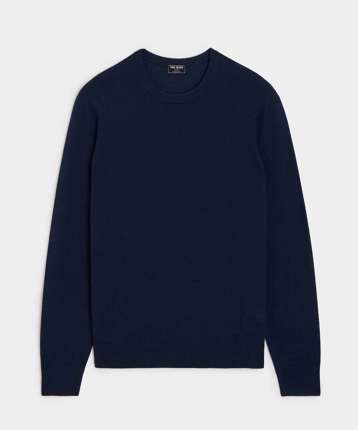 Todd Snyder Silk-Cashmere Crewneck Sweater in Navy Navy