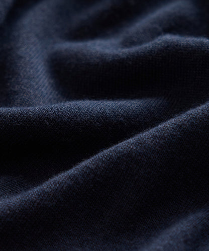 Todd Snyder Silk-Cashmere Crewneck Sweater in Navy Navy