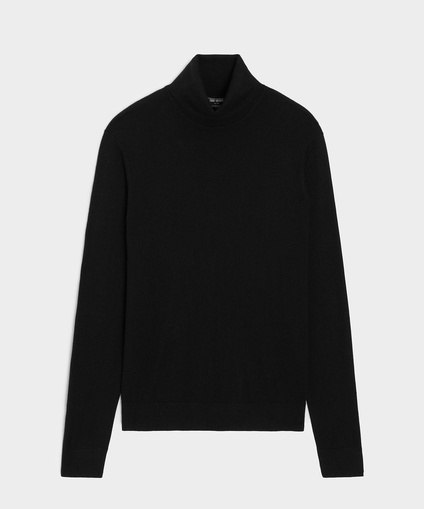 Todd Snyder Silk-Cashmere Turtleneck Sweater in Black Black