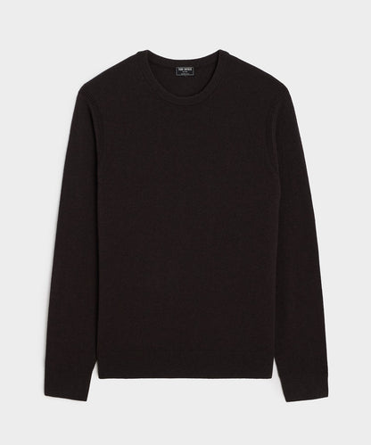 Todd Snyder Midweight Cashmere Crewneck in Espresso Bean Espresso Bean