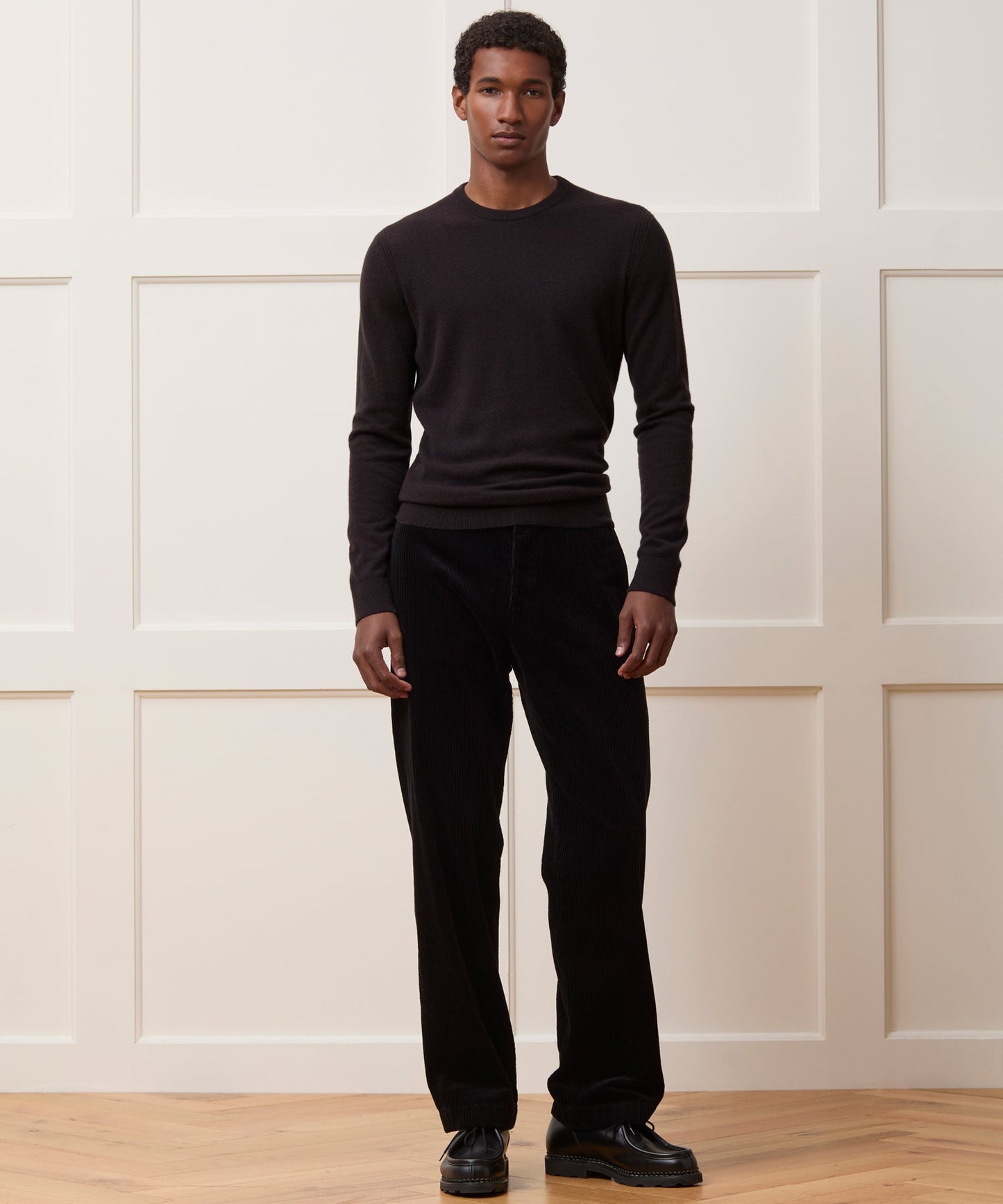 Todd Snyder Midweight Cashmere Crewneck in Espresso Bean Espresso Bean