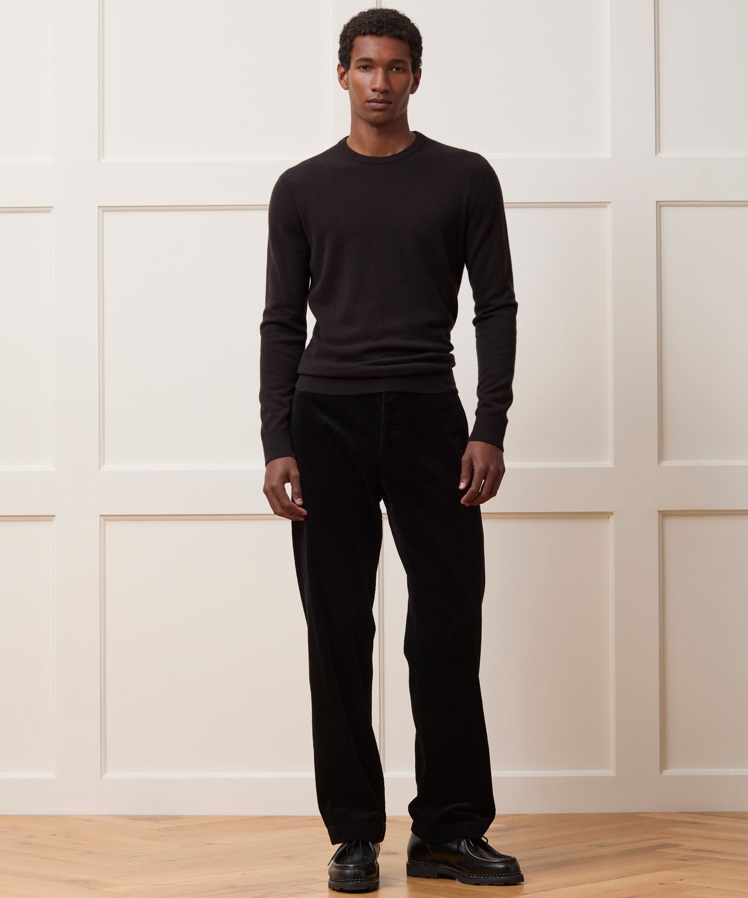 Todd Snyder Midweight Cashmere Crewneck in Espresso Bean Espresso Bean