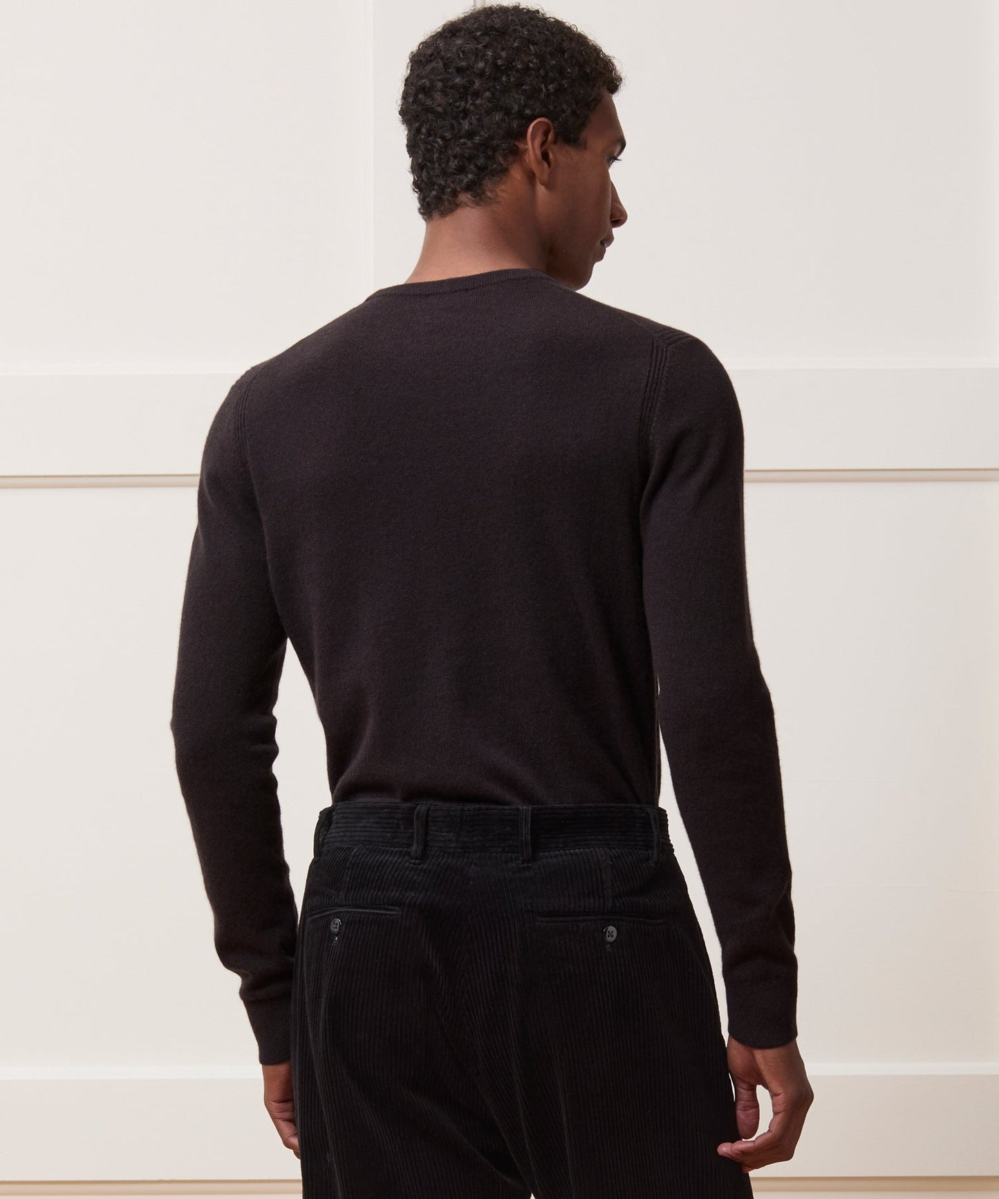 Todd Snyder Midweight Cashmere Crewneck in Espresso Bean Espresso Bean