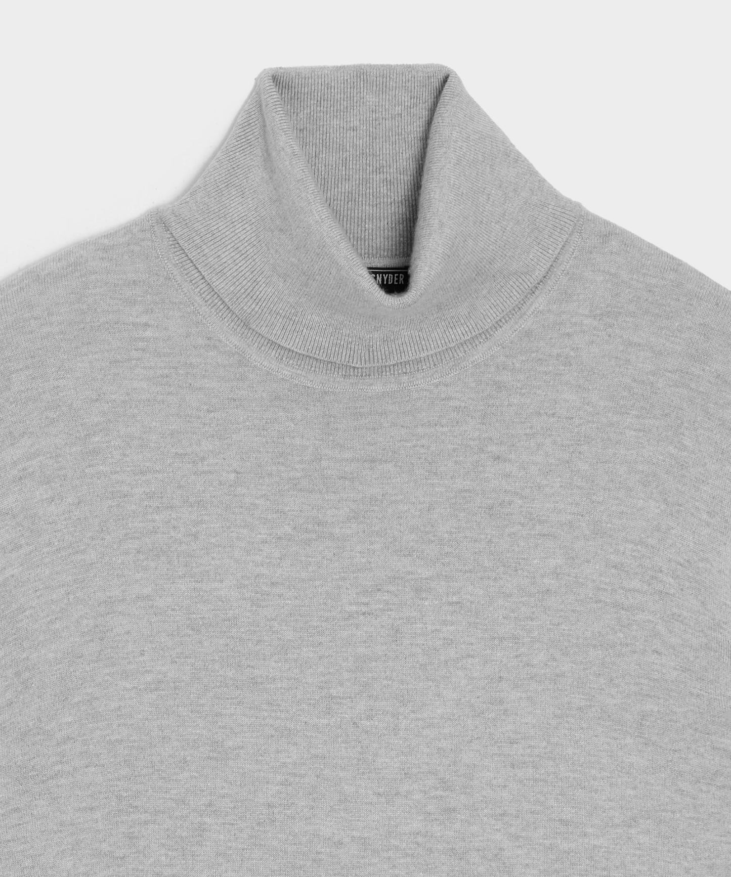 Todd Snyder Silk-Cashmere Turtleneck Sweater in Light Gray Heather Light Grey Heather