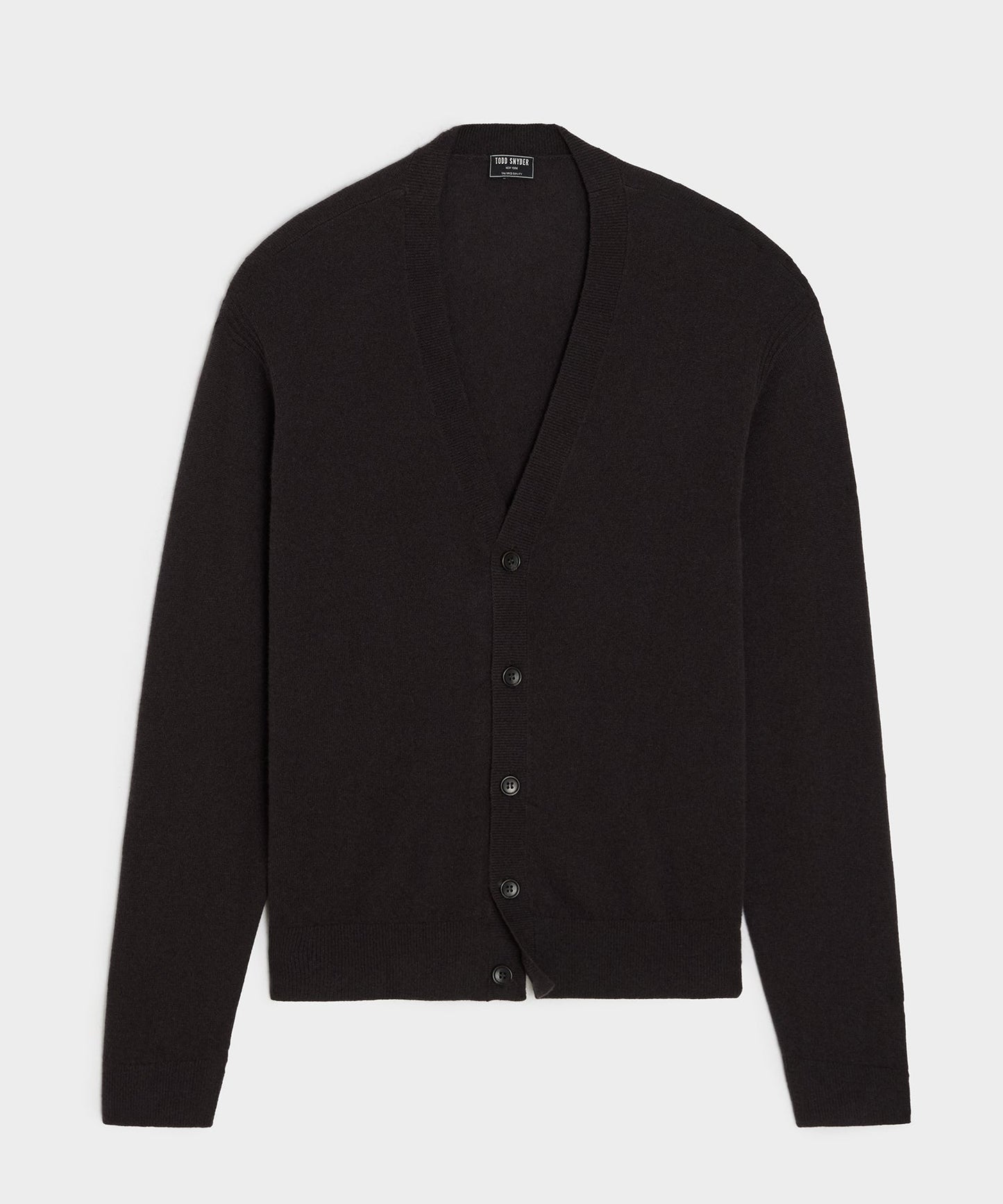 Todd Snyder Midweight Cashmere Cardigan in Espresso Bean Espresso Bean