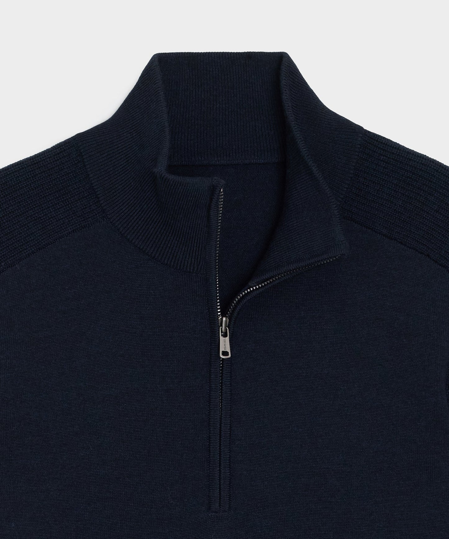 Todd Snyder Merino Quarter-Zip Sweater in Navy Navy