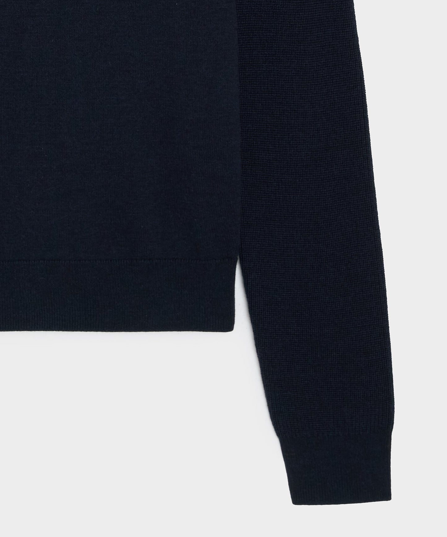 Todd Snyder Merino Quarter-Zip Sweater in Navy Navy