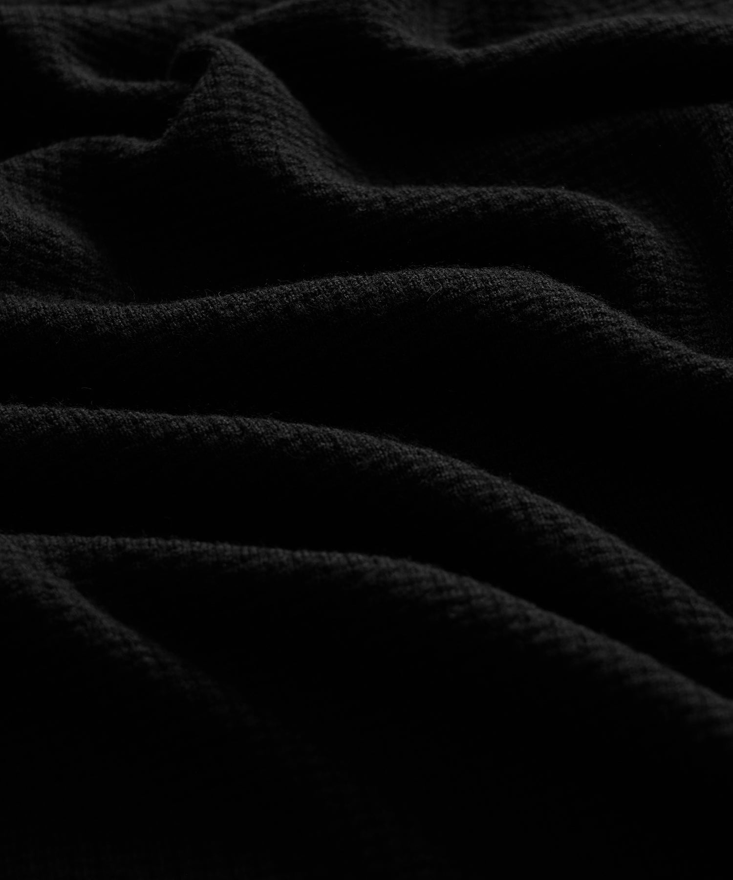 Todd Snyder Merino Waffle Crewneck in Black Black