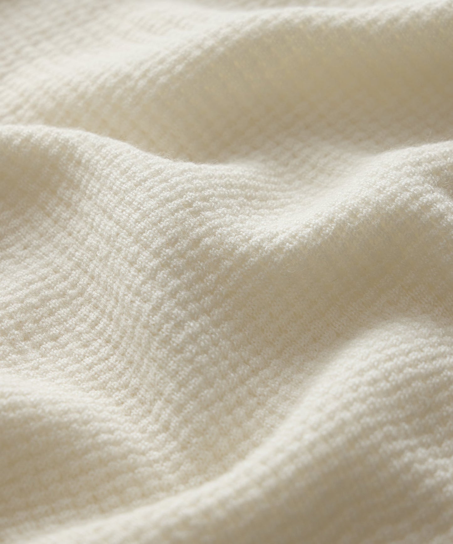 Todd Snyder Merino Waffle Crewneck in Bisque Bisque