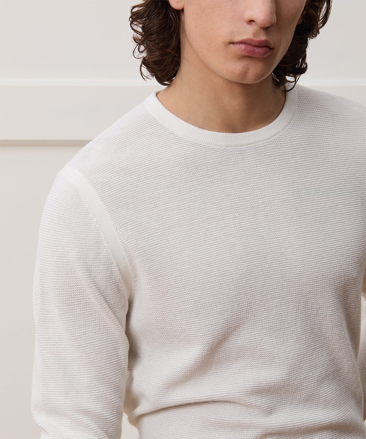 Todd Snyder Vista Crewneck Sweater in Bisque Bisque