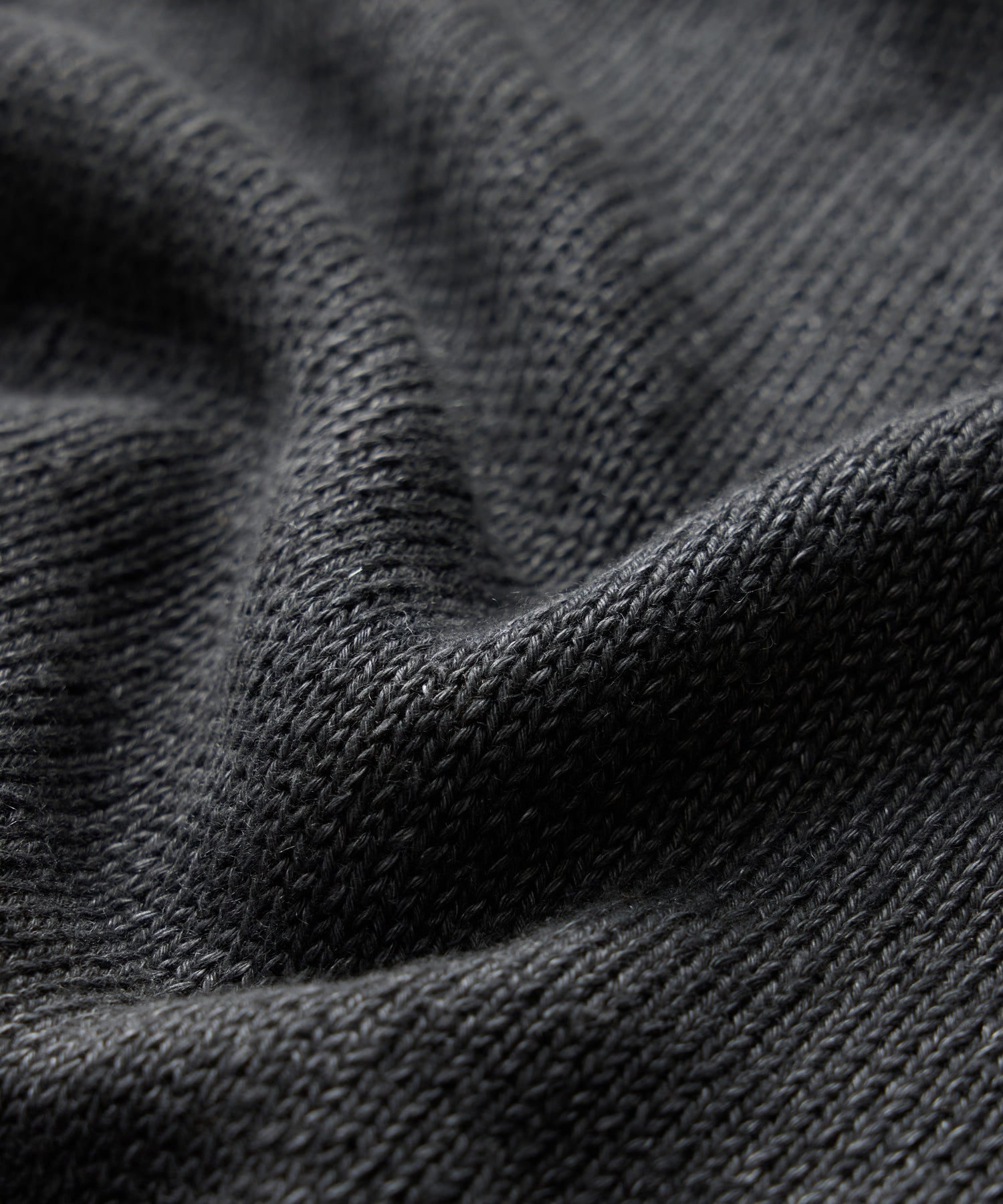 Todd Snyder Linen Crewneck Sweater in Faded Black Faded Black