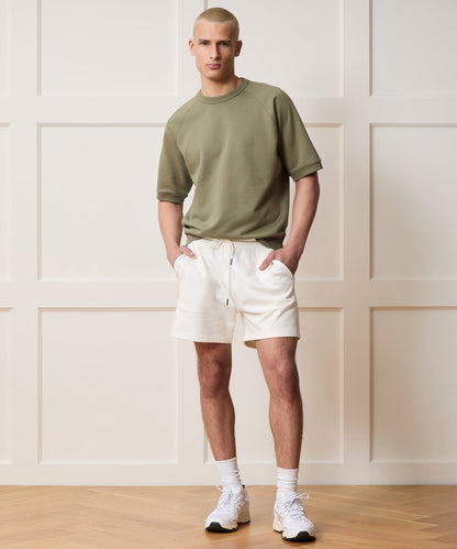 Todd Snyder Foundation Short-Sleeve Sweatshirt in Fogstone Fogstone
