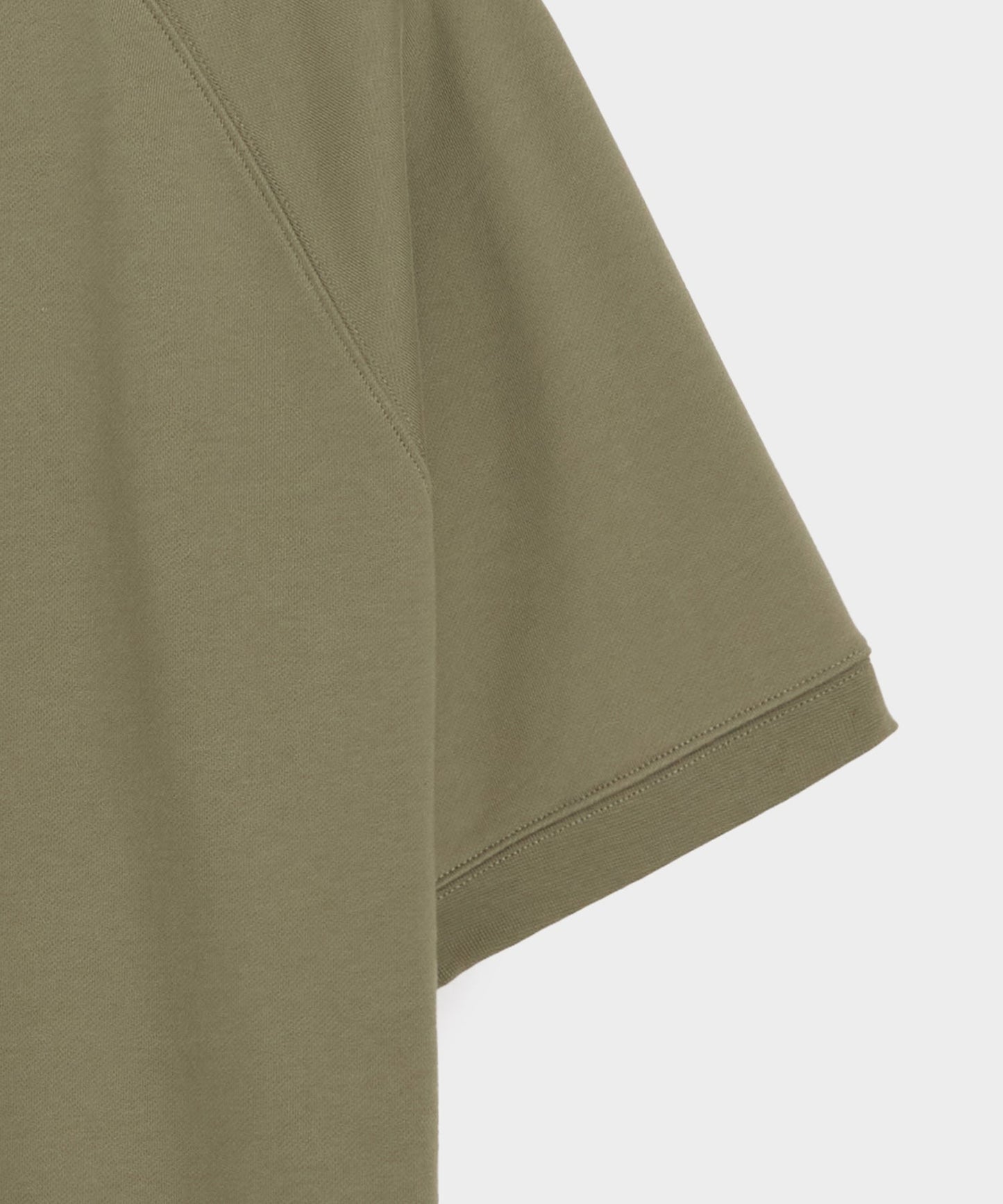 Todd Snyder Foundation Short-Sleeve Sweatshirt in Fogstone Fogstone