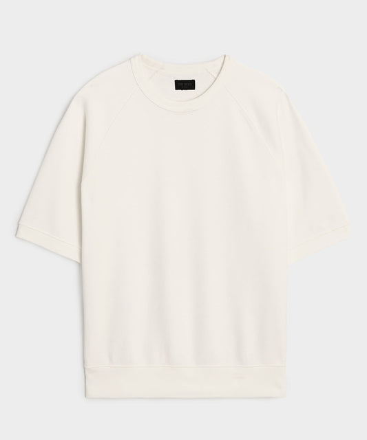 Todd Snyder Foundation Short-Sleeve Sweatshirt in Bisque Bisque