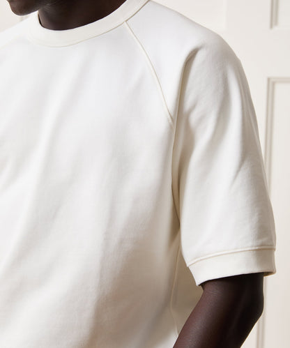 Todd Snyder Foundation Short-Sleeve Sweatshirt in Bisque Bisque