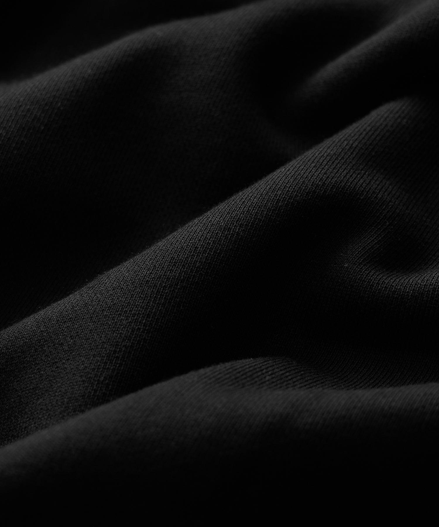 Todd Snyder Foundation Short-Sleeve Sweatshirt in Pitch Black Pitch Black
