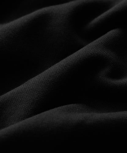 Todd Snyder Foundation Short-Sleeve Sweatshirt in Pitch Black Pitch Black