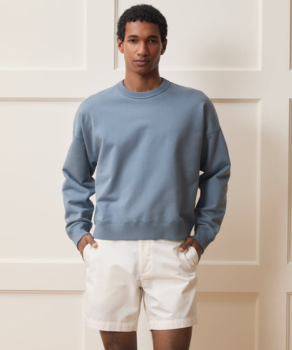 Todd Snyder Soho Sweatshirt in Blue Ridge Blue Ridge