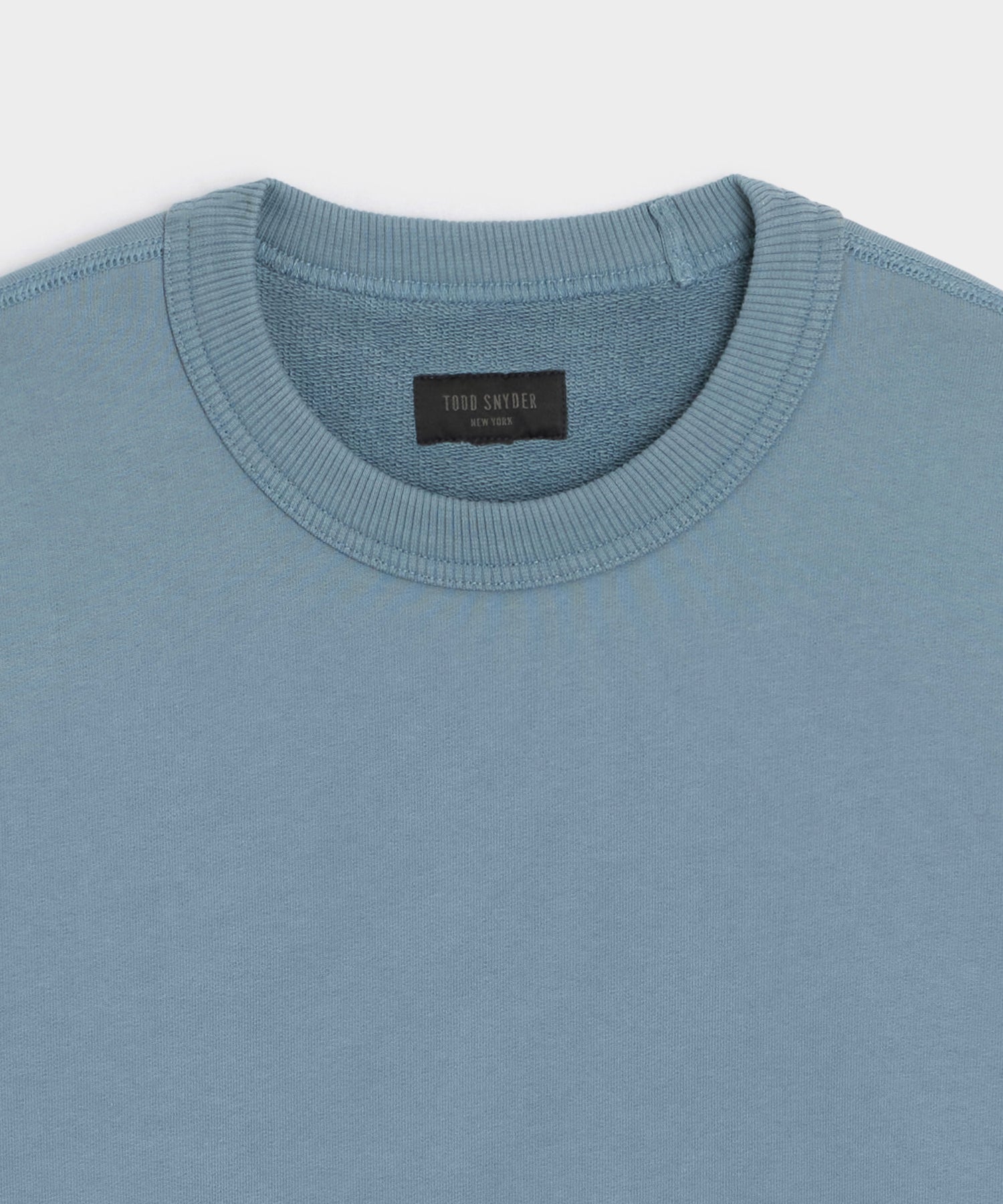 Todd Snyder Soho Sweatshirt in Blue Ridge Blue Ridge