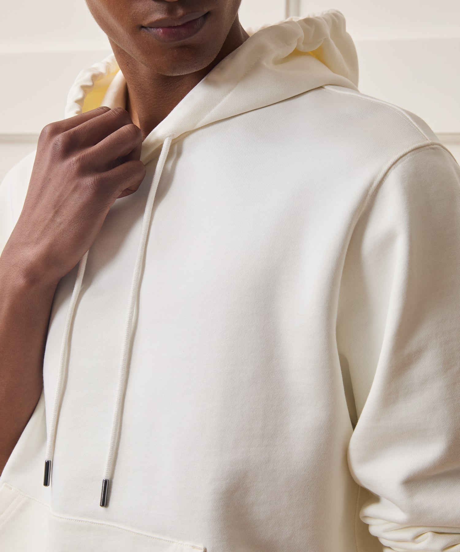 Todd Snyder Foundation Hoodie in Bisque Bisque