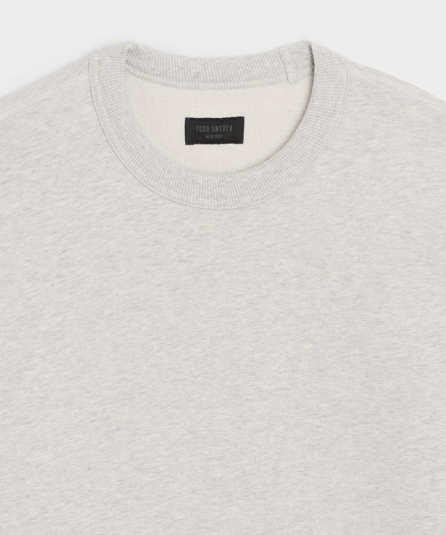Todd Snyder Soho Sweatshirt in Heather Beige Heather Beige