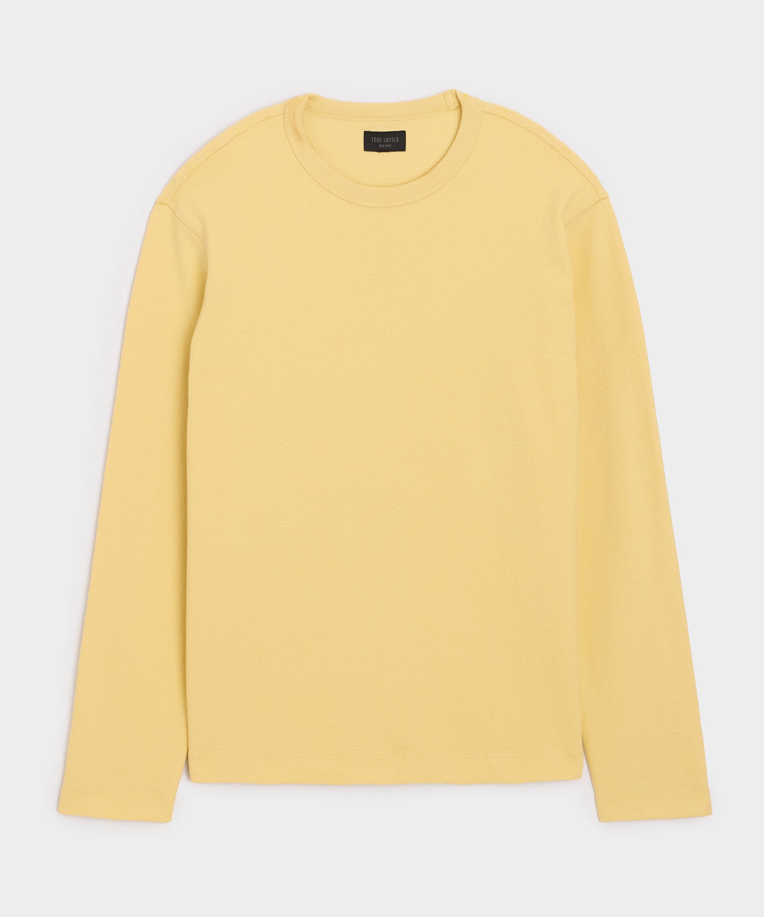 Todd Snyder Surf Terry Crewneck in Sun Soaked Sun Soaked