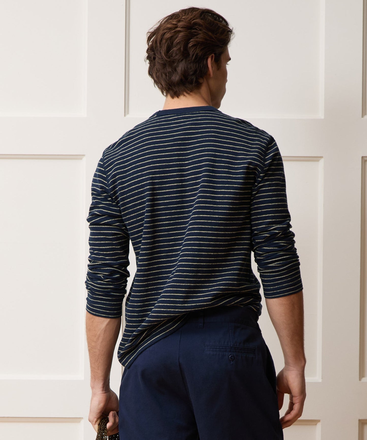 Todd Snyder Surf Terry Crewneck in Alabaster Alabaster