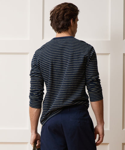 Todd Snyder Surf Terry Crewneck in Alabaster Alabaster
