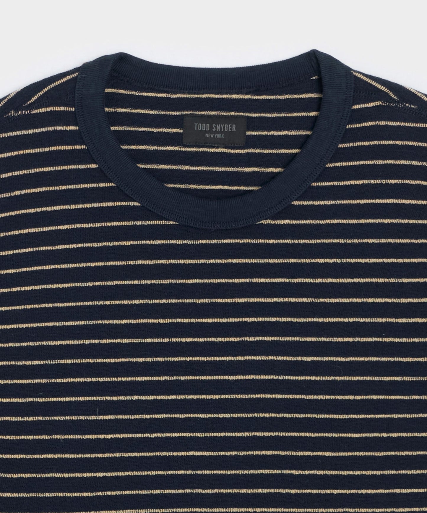 Todd Snyder Surf Terry Crewneck in Alabaster Alabaster
