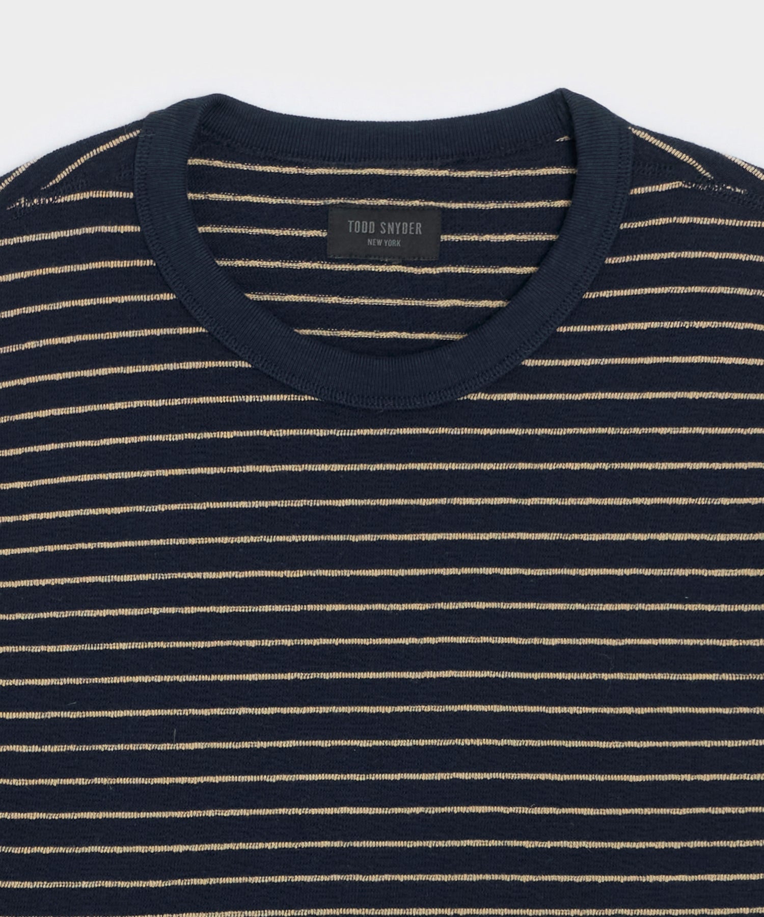 Todd Snyder Surf Terry Crewneck in Alabaster Alabaster