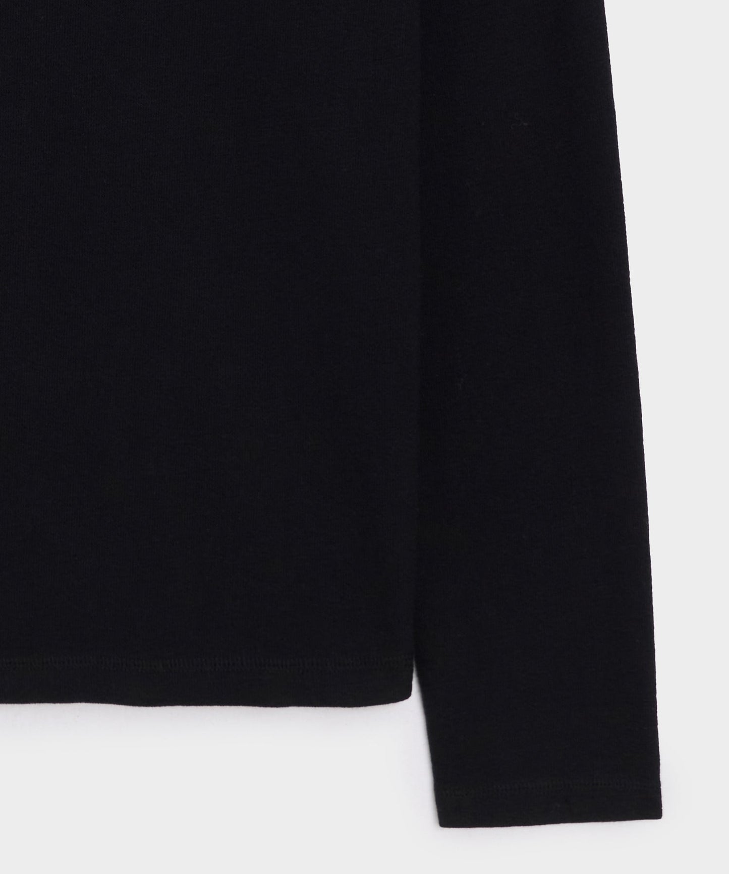 Todd Snyder Surf Terry Crewneck in Pitch Black Pitch Black