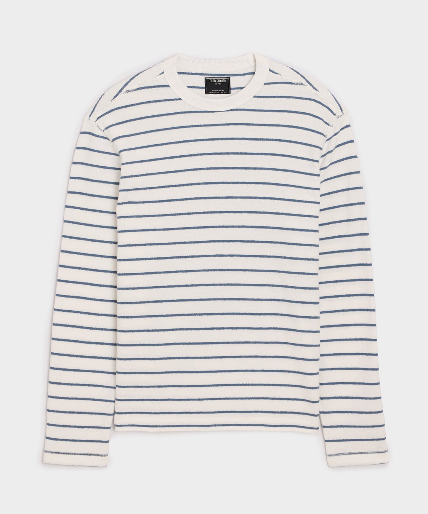 Todd Snyder Surf Terry Crewneck in Classic Navy Classic Navy