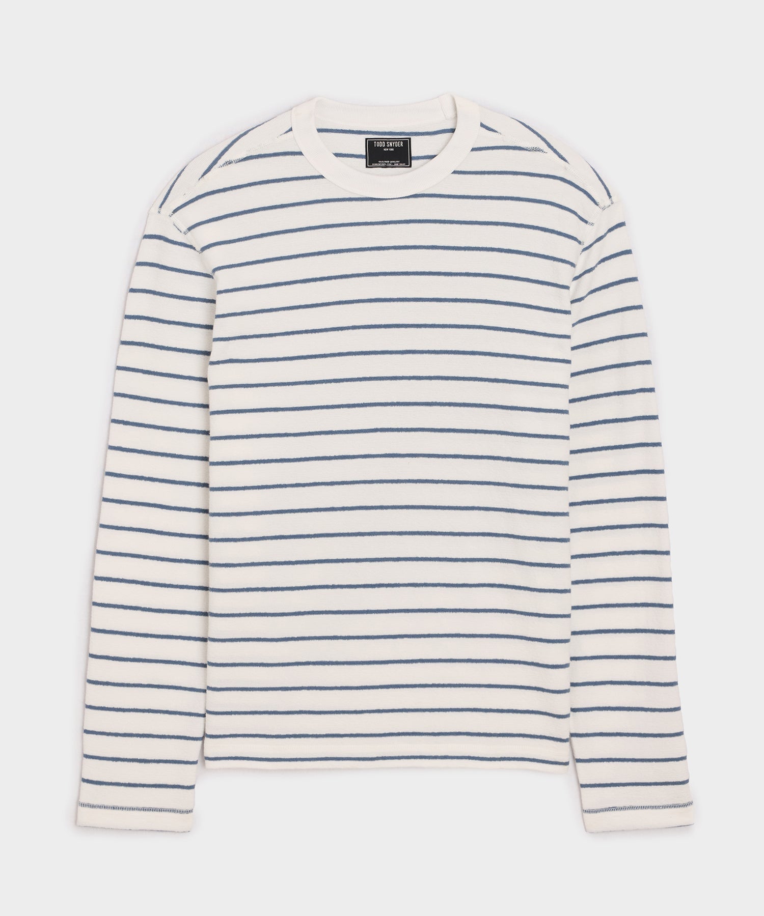 Todd Snyder Surf Terry Crewneck in Classic Navy Classic Navy