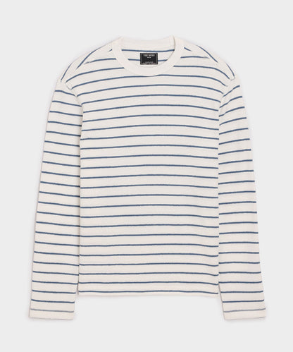 Todd Snyder Surf Terry Crewneck in Classic Navy Classic Navy