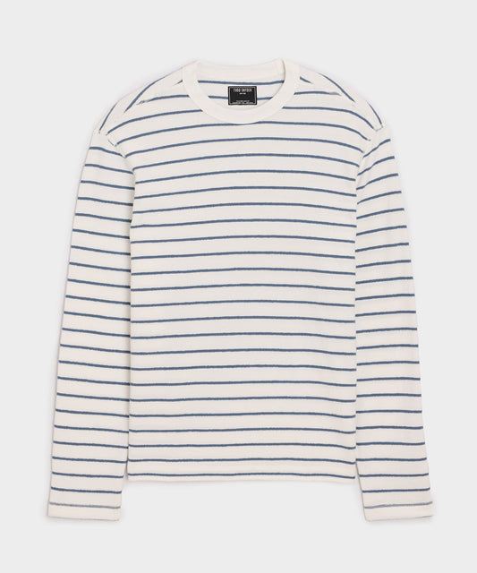 Todd Snyder Surf Terry Crewneck in Classic Navy Classic Navy