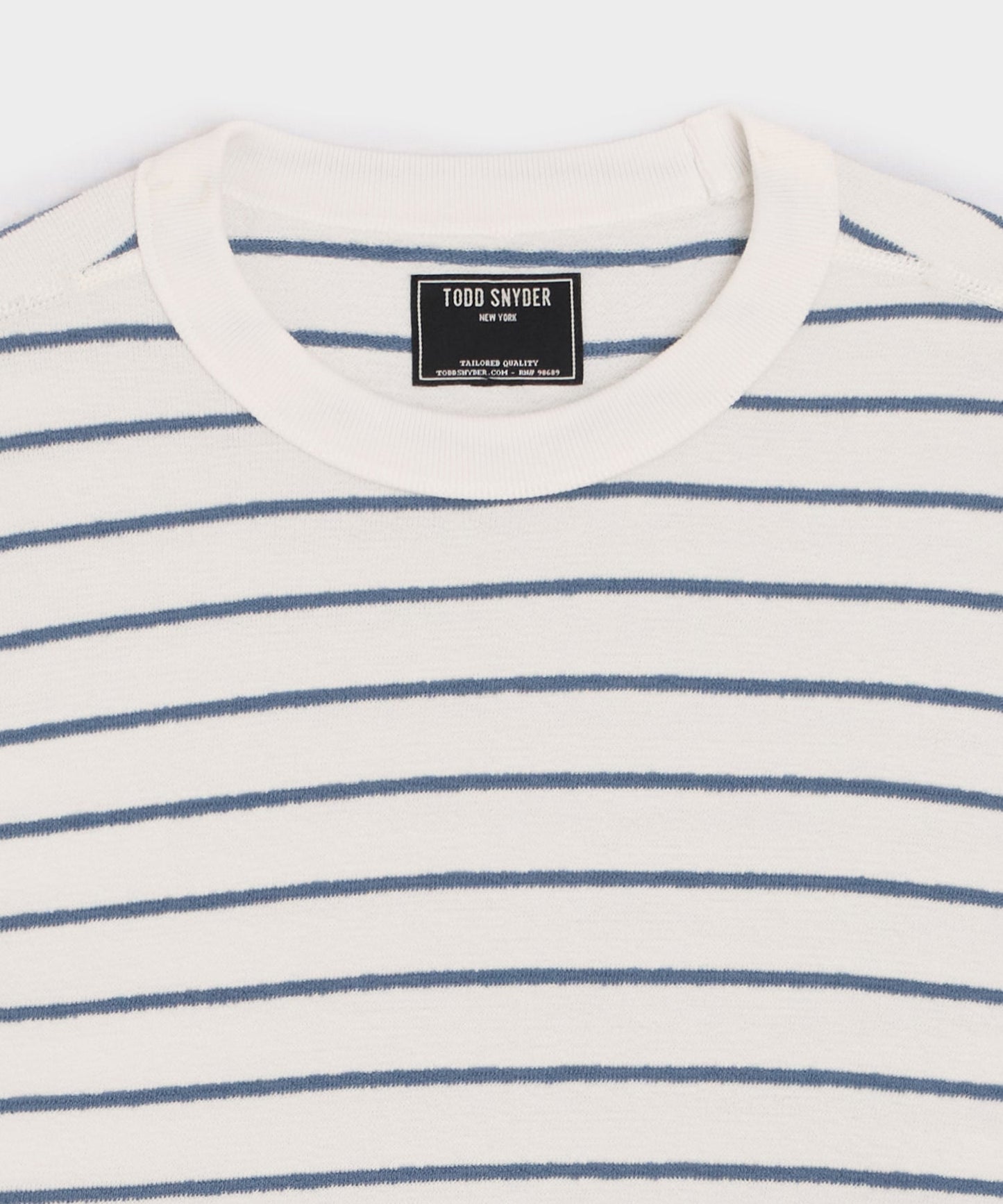 Todd Snyder Surf Terry Crewneck in Classic Navy Classic Navy