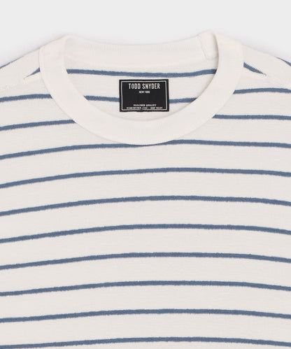Todd Snyder Surf Terry Crewneck in Classic Navy Classic Navy