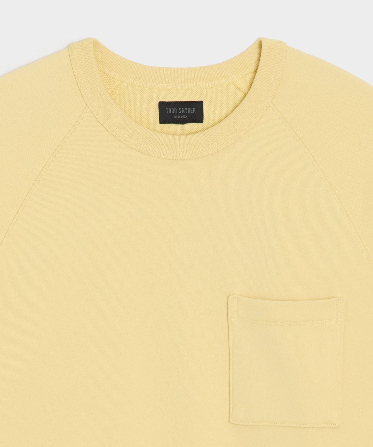 Todd Snyder Foundation Pocket Sweatshirt in Sun Soaked Sun Soaked