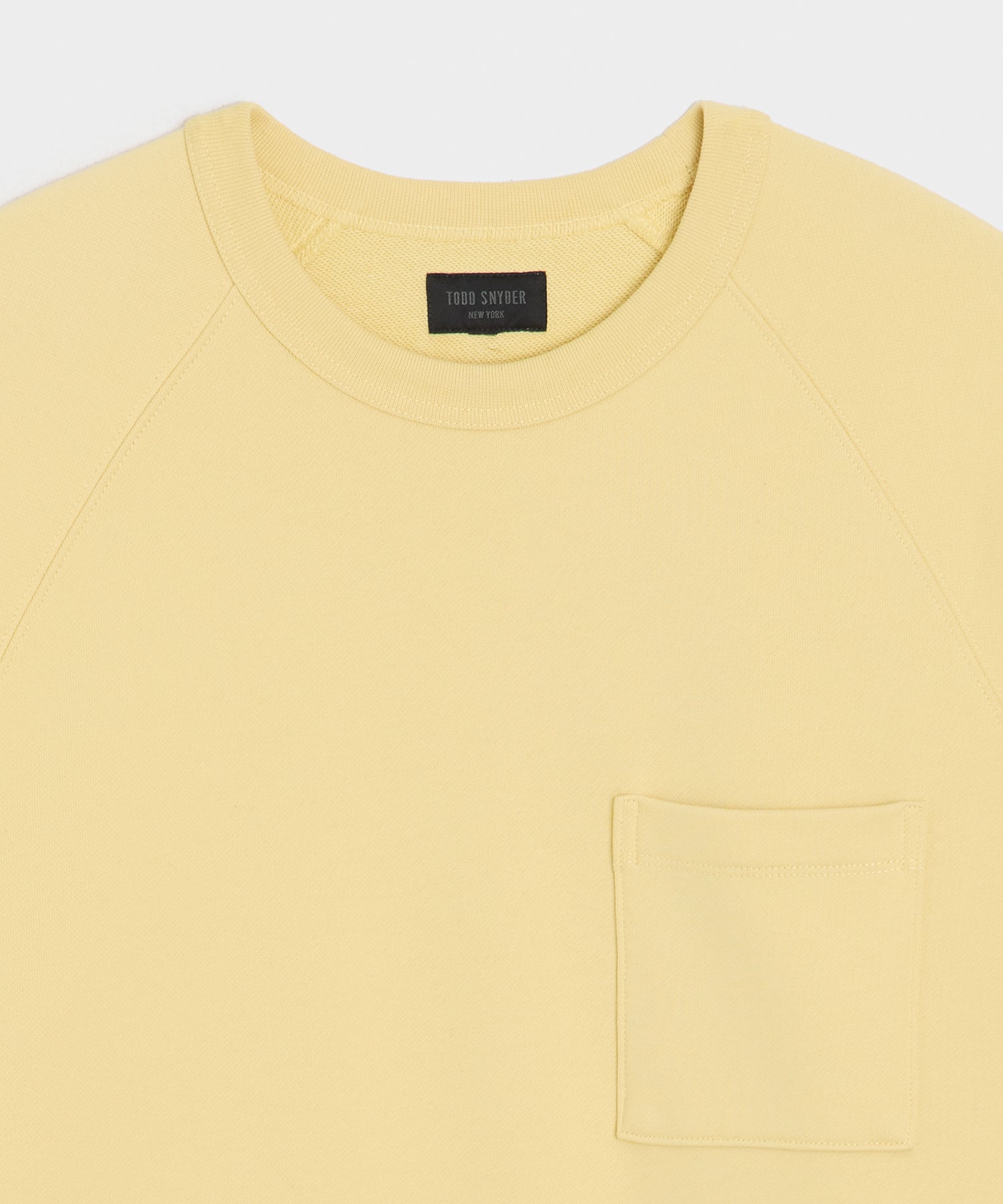 Todd Snyder Foundation Pocket Sweatshirt in Sun Soaked Sun Soaked