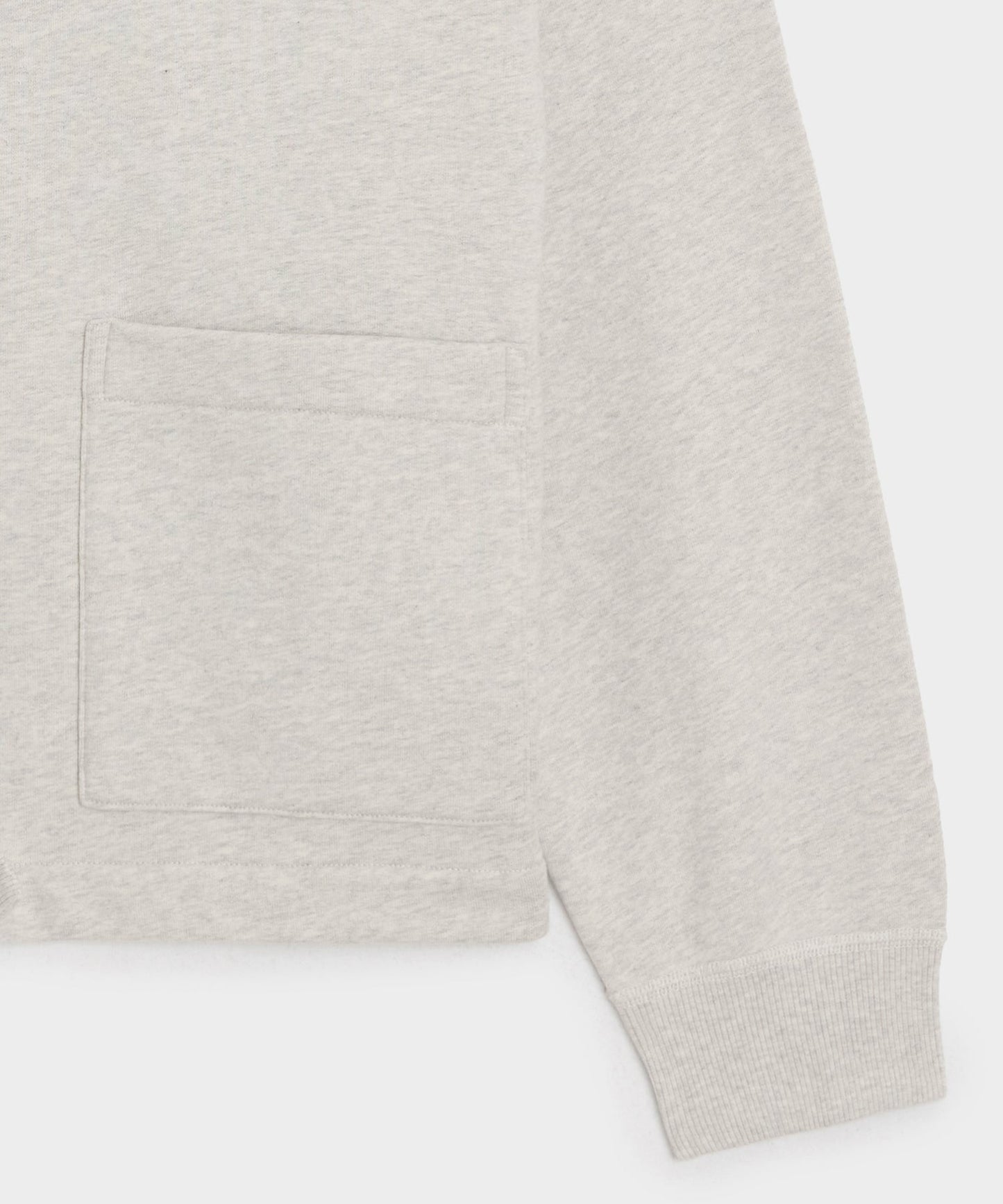 Todd Snyder Soho Cardigan Sweatshirt in Heather Beige Heather Beige