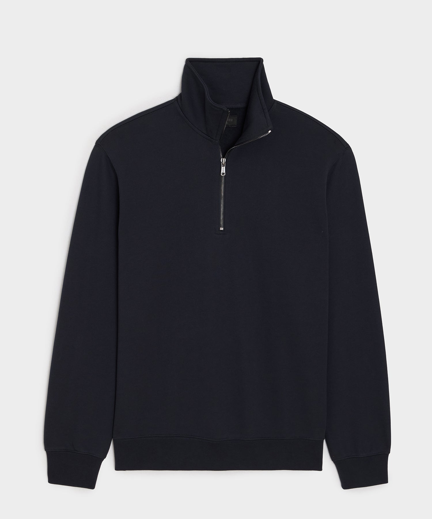 Todd Snyder Portuguese Terry Quarter-Zip Sweatshirt in Original Navy Original Navy