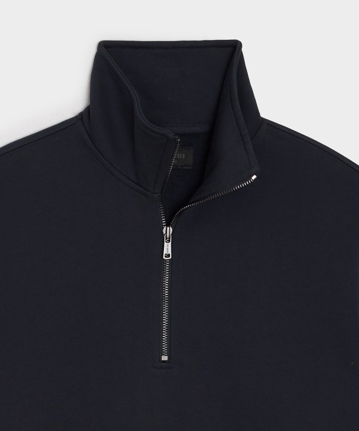 Todd Snyder Portuguese Terry Quarter-Zip Sweatshirt in Original Navy Original Navy